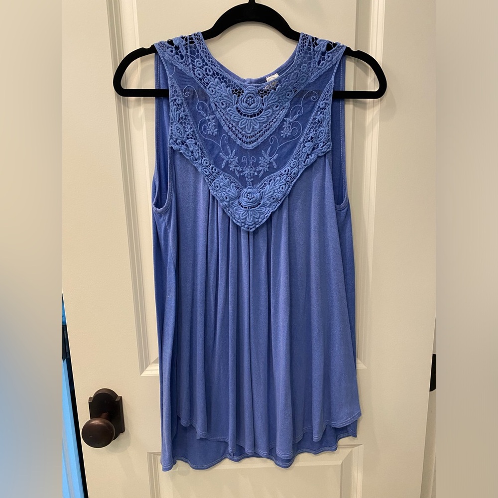 Purple Sleeveless Tunic